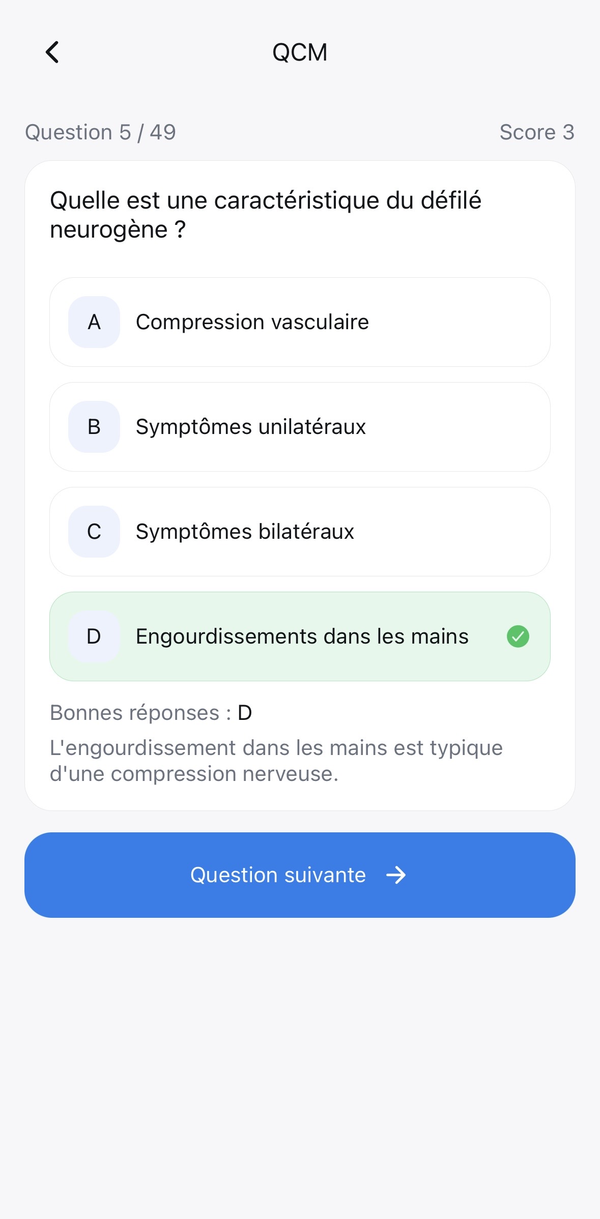 CliniCard – écran 3